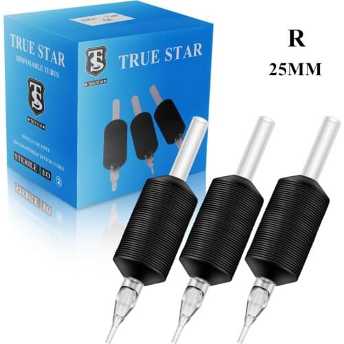 20pcs 3R 5R 7R 9R Round Disposable Tattoo Grip Tubes 25MM Tattoo Grip For Tattoo Machine Gun Tattoo Neeldes