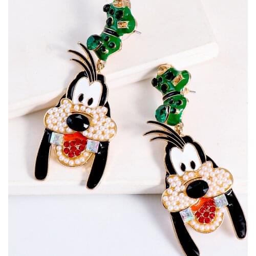 Cartoon Figure Earring Series Theme Wholesale Funny Earrings For Women 2021 Za Hanging Dangle Teen Girl Ear Ring Fast Shipping