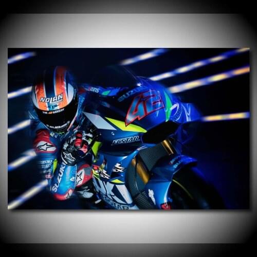 Modern Wall Art Canvas Paintings Racing Motorcycle Suzuki GSX-RR Posters and Prints Living Superbike Picture For Room Decor