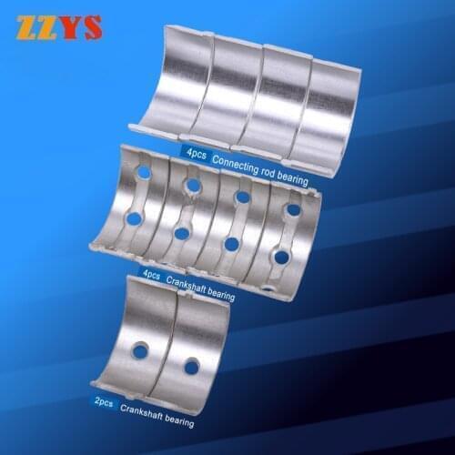 STD +0.25 +0.5 +0.75 +1.0 Con Connecting Rod Crankshaft Main Bearing Set for Kawasaki ZZR250 KLE250 KLE 250 ZZR 250 Z250 Z 250