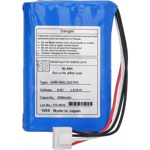 Tops 2000mAH News Electrocardiogram machine battery for Fukuda FCP-3155 FCP-3166 FCP-3201 FCP-3255 FCP-3610