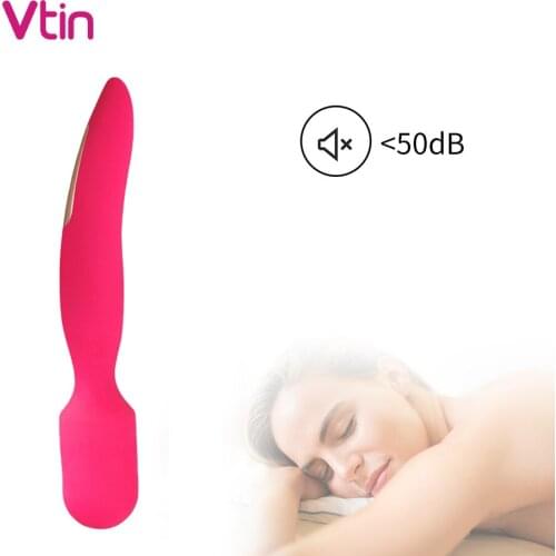 Clitoris Vibrators USB Recharge Magic Wand AV Vibrator Stimulation Massager Erotic Vibrators For Women Adult Sex Toys