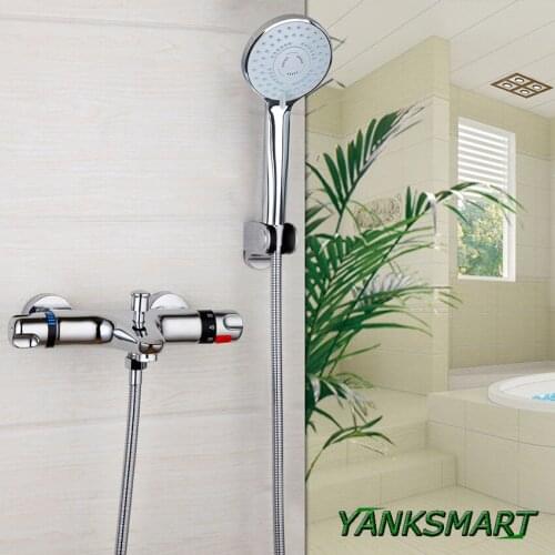 YANKSMART RU Thermostatic Bathroom or Bathtub shower Faucet Tap Water Single Hole Water Mixer torneira cozinha grifo cocina