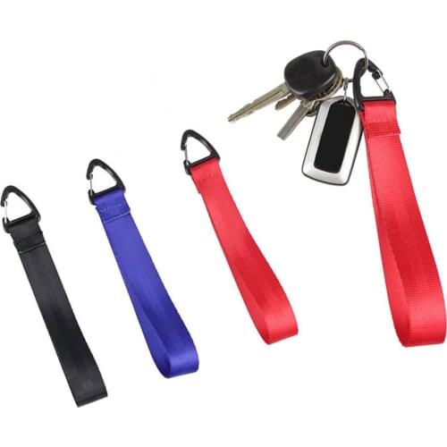 1pcs Car Keychain Rope Strap Metal Keyring Cool Wrist Lanyards Car Key Chain Holder Lanyards for Keys with ring for man woman