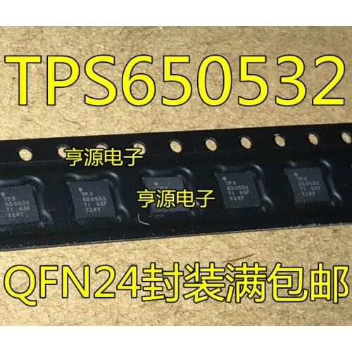 100% New&original In Stock 5pcs/lot TPS650532RGER TPS650532 QFN24