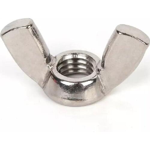 20pcs/lot M10 M12 M14 M16 GB62.2 DIN315 304 Stainless Steel Hand Tighten Nut Butterfly Nut Ingot Wing Nuts