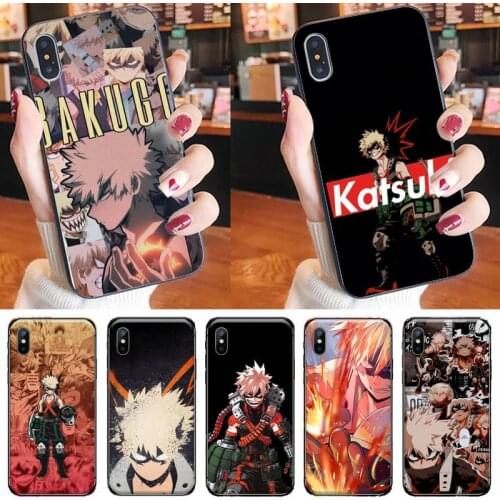 Katsuki Bakugo BNHA Phone Case for iPhone 11 12 mini pro XS MAX 8 7 6 6S Plus X 5S SE 2020 XR