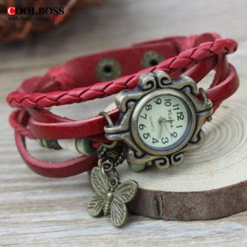 Женские часы с кожаным ремешком Coolboss China At AliExpress
