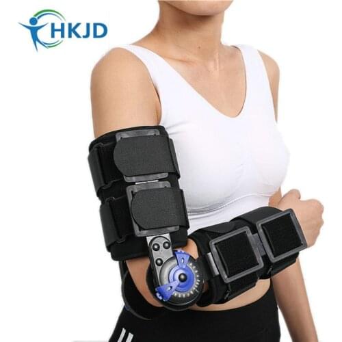 41CM Medical Arm Brace Angle Adjustable Hinge Elbow Support Brace For Forearm Fracture Dislocation And Soft Tissue Damage