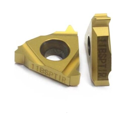 16IR 11BSPT 20PCS CNC Carbide Insert Lathe Cutter Tool thread cutting tool threading insert 16IR 11BSPT LDC for Steel parts