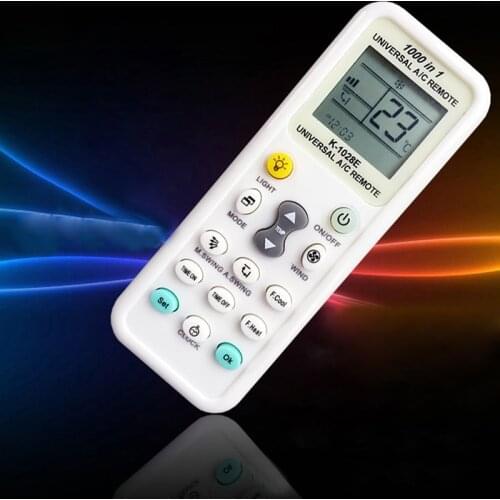 2021 New Universal K-1028E Low Power Consumption K-1028E Air Condition Remote LCD A/C Remote Control Controller