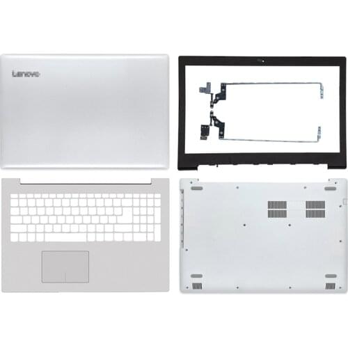 NEW For Lenovo IdeaPad 320-15 320-15IKB 320-15ISK 320-15ABR LCD Back Cover/Front bezel/Hinges/Palmrest/Bottom Case White