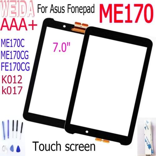 New 7'' For Asus Fonepad 7 Memo Pad 7 ME170C FE170CG ME170 Touch Screen Digitizer for ME170CG k012 K017 Touch Panel Replacement