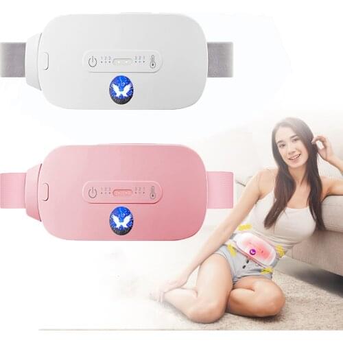 DIOZO Waist Massage Instrument Warm Palace Belt Dysmenorrhea Heating Belt Warm Belly Cold Treatment Hot Compress Waist Massager