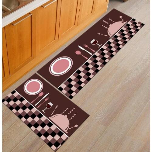 Drop shipping Bathroom Doormat Floor Mat Anti-slip Carpet Kitchen Mat Door Mat Kitchen Floor Mat Carpet Toilet Rug