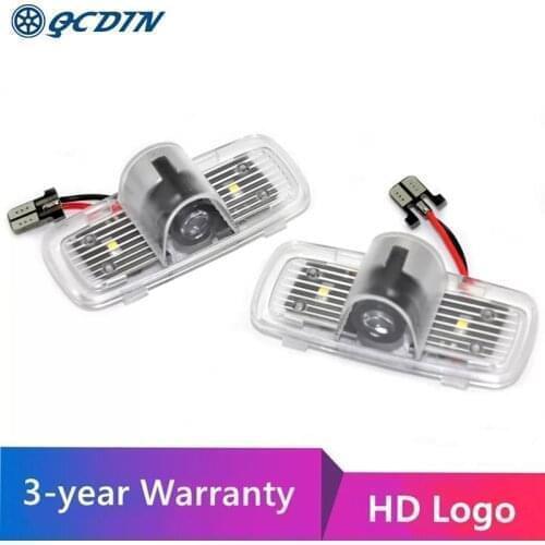 QCDIN 1Pair Car Welcome Light For ACURA TSX LED Door HD Logo Projector Light For TSX CU2 2009 -- 2014