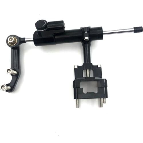 CNC Steering Damper Stabilizer and Titanium Bracket Mounting For Kawasaki Ninja 300 NINJA300 EX300 2013-2016 2014 2015