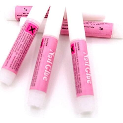 Extra Strong Nail Glue 2g Quick Dry Adhesive Bond Nails Art Tips Acrylic Gel New