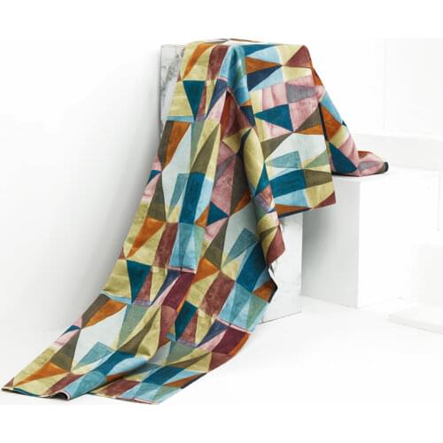 Printed Fabric 100% Pure Polyester Upholstery Fabric Handmade Sofa Pillow Patchwork Home Decoration 100,000 Double Rubs