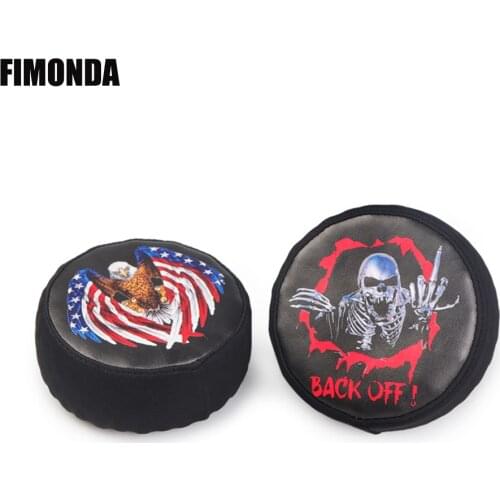 RC Car Decoration PU Leather Spare Tire Cover Eagle Skeleton for 1/10 RC Crawler Axial SCX10 WRAITH Traxxas TRX4 RC4WD D90 CC01