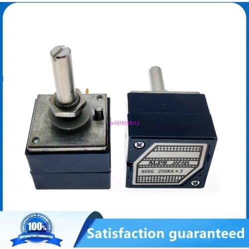 1PCS Japan ALPS RK271 10K 20K 50K 100K 250K 500K RK27112 audio amplifier amp volume Dual-unit Rotary Potentiometer ALPS27 DIP6