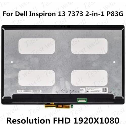 13.3 inch FHD For Dell Inspiron 13 7373 2-in-1 P83G P83G001 LCD LED Touch Screen Replacement Assembly LP133WF4-SPA2 NV133FHM-N54