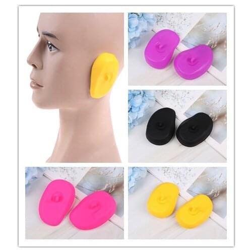 1 Pair High Quality Clear Silicone Ear Cover Diving Shower Soft Anti-Noise Snoring Sleeping Ear Plug New