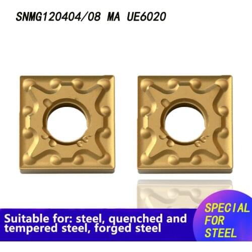 10pcs SNMG120404 MA UE6020 External Turning Tools Carbide inserts SNMG 120408 MA VP15TF Cutting Tool CNC Lathe cutter tool