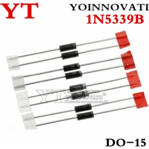 100pcs/lot 1N5339B 1N5339 5339 5.6V 5W DO-15 IC best quality