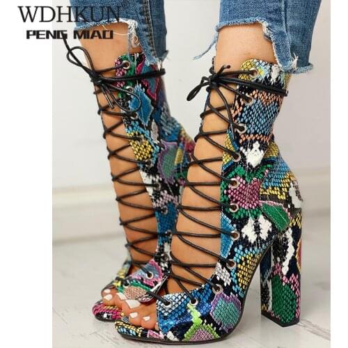 2020 Nightclub Spring Serpentine Platform High Heels Women Fashion High Heels 10cm Heels Platform Sandals Party Wedding Shoes