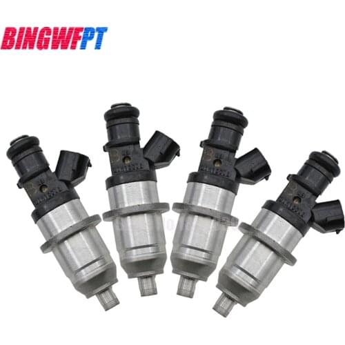 4PCS Car styling Fuel Injector Kit for Mitsubishi Pajero IO Lancer Dion H66W H76W CS5A CR9W E7T05071 1465A002 1465A003