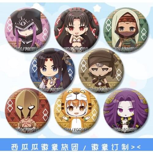 58mm Fate Grand Order N fgo7ar Buttons On Backpack Cosplay Fans