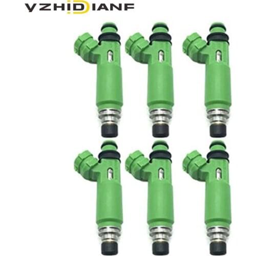 6pcs/set new Fuel Injectors OEM 195500-3170 1955003170 MD332733 For Mitsubishi- Montero- Sport 3.0L 6G72 1998-2003