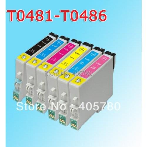 T0481/T0482/T0483/T0484/T0485/T0486 INK cartridge compatible for Photo RX500/RX600/R300/R300M/R200/R220/R320/R340