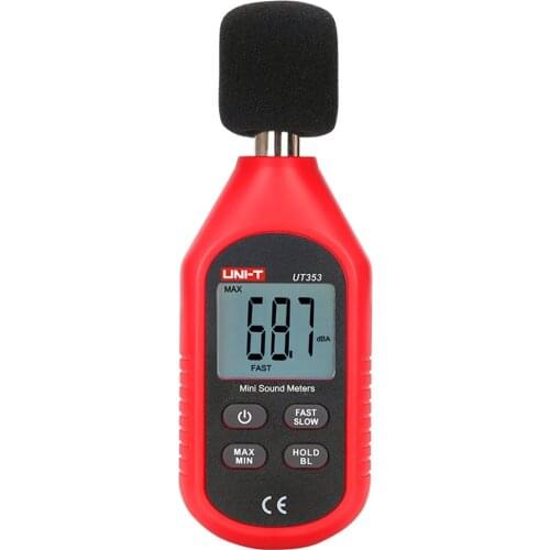 UNI-T UT353 Mini Digital Sound Level Meters 30-130dB Instrumentation Noise Decibel Monitoring Testers Metro Diagnostic-tools