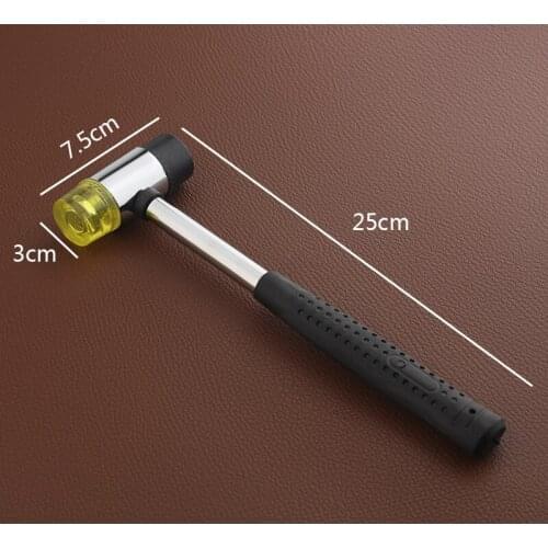 Double Face Tap Rubber Hammer Multifunctional Glazing Window Beads Hammers Nylon Head Rubber Mallet
