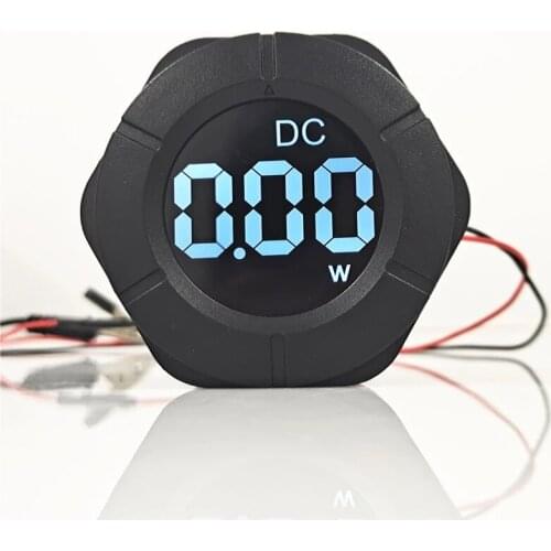 1PC/5PCS Round LCD Digital Display Watt Meter Power Analyzer DC Voltage Reverse Protection 0-300V 3000W PZEM-019W 10A/100A