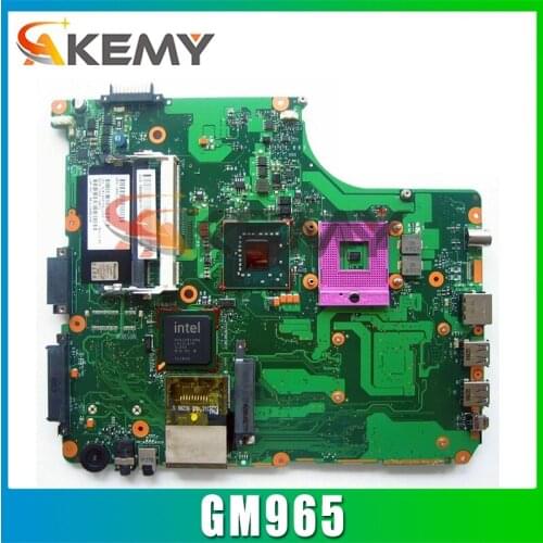 AKEMY laptop motherboard for TOSHIBA SATELLITE A300 A300D V000125610 INTEL GM965 INTEGRATED GMA 4500MHD DDR2