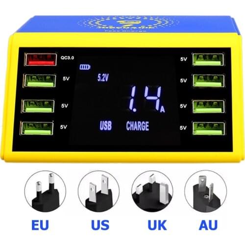 MECHANIC 8 USB smart charge support QC 3.0 fast charge Wireless charging with LCD display