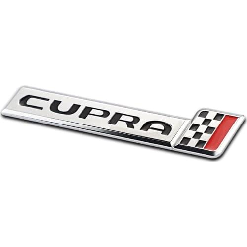 1Pcs 3D Metal Stickers Car Body Trunk Badge Emblem For Seat Cupra Leon Ibiza Ateca Sportcoupe Alhambra Exeo Altea Arona Toledo