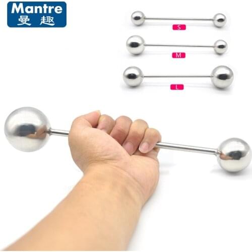 Mantre Metal Anal Balls Sex Toys Large Prostate Massager Smooth Anal Beads Gay Women Men Erotric Butt Plug