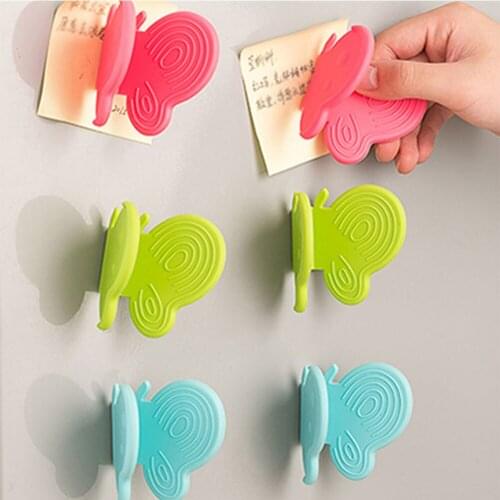 New Useful Adorable Butterfly-Shaped End Dish Anti-Scald Clip Silicone Anti-scalding Handguard Clamp Kitchen Device Economical