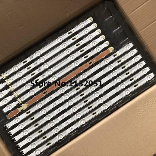 New Kit 12pcs LED strip for sam sung UE48JU6000 BN96-34793A BN96-34794A S_5U75_48_FL_R6 S_5U75_48_FL_L5 LM41-00121G LM41-00121H