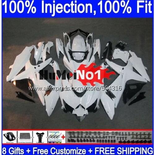 OME For SUZUKI GSXR-750 GSXR 600 750 GSXR600 GSX-R750 Gloss White 17MC.10 GSXR-600 K8 GSXR750 2008 2009 2010 08 09 10 Fairings