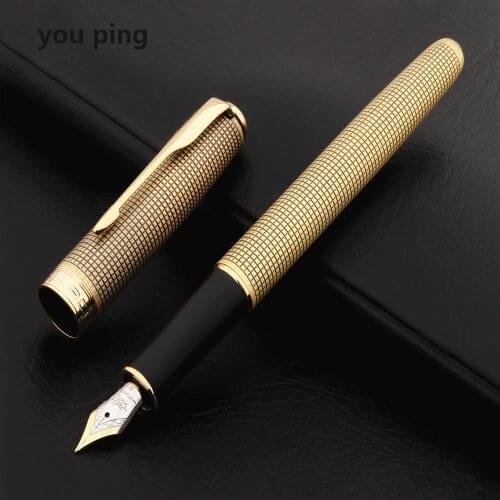 Luxury Quality Jinhao 75 Metal Bronze Fountain Pen Financial Office Student School Stationery Supplies Ink Pens