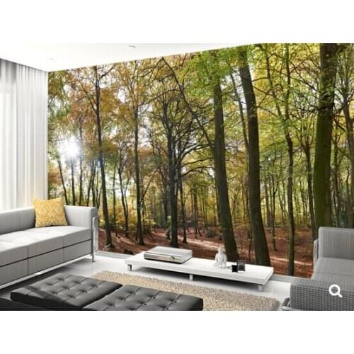 Custom natural landscape wallpaper, 3D photo mural for living room backdrop bedroom kitchen embossed wallpaper