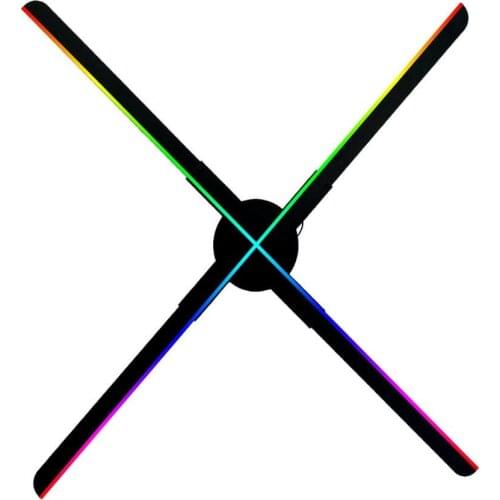 54CM 3d Fan Hologram Projector Wall-mounted Wifi Led Sign Holographic Lamp Player Remote Advertising Display