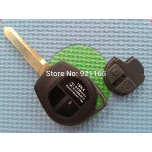 2 Button Remote Fob Auto Case Key Shell For Suzuki Grand Vitara Swift Ignis Alto SX4 Vauxhall Agila HU133R + Rubber Pad Parts