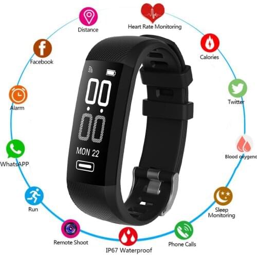 R5max Smart Wristbands Heart Rate Monitor Fitness Tracker Smart Bracelet IP67 Waterproof Band Smart Watch