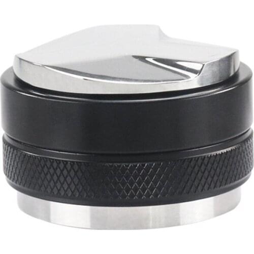 Adjustable 304 Stainless Steel Coffee Tamper 51MM/53MM/58MM Coffee Distributor Three Angled Slope/Flat Base Coffee Powder Hammer